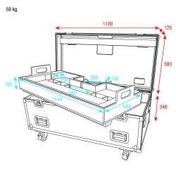 Flightcase Furion FX402 Bar