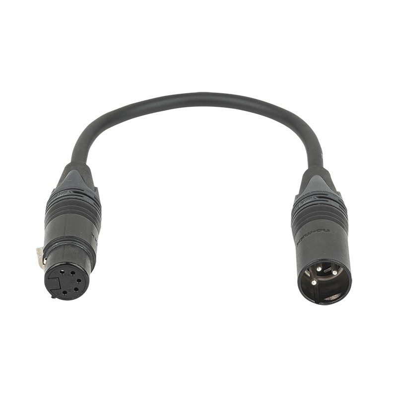 DMX adapter 3P-M to 5P-F