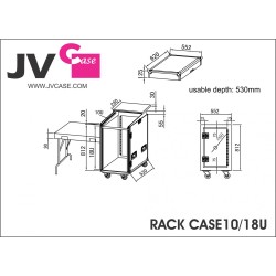 RACK CASE 10/18U