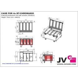 CASE FOR 4x BT-CHROMA800