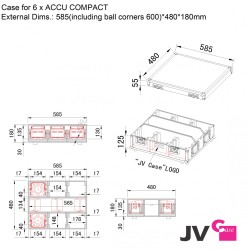 CASE FOR 6 x ACCU-COMPACT