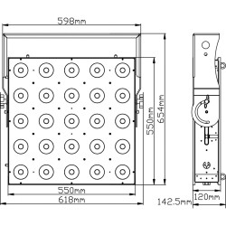 BEAM MATRIX5x5-RGBW