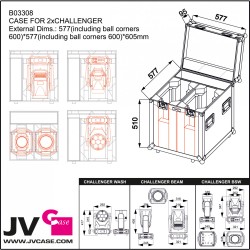 CASE FOR 2xCHALLENGER